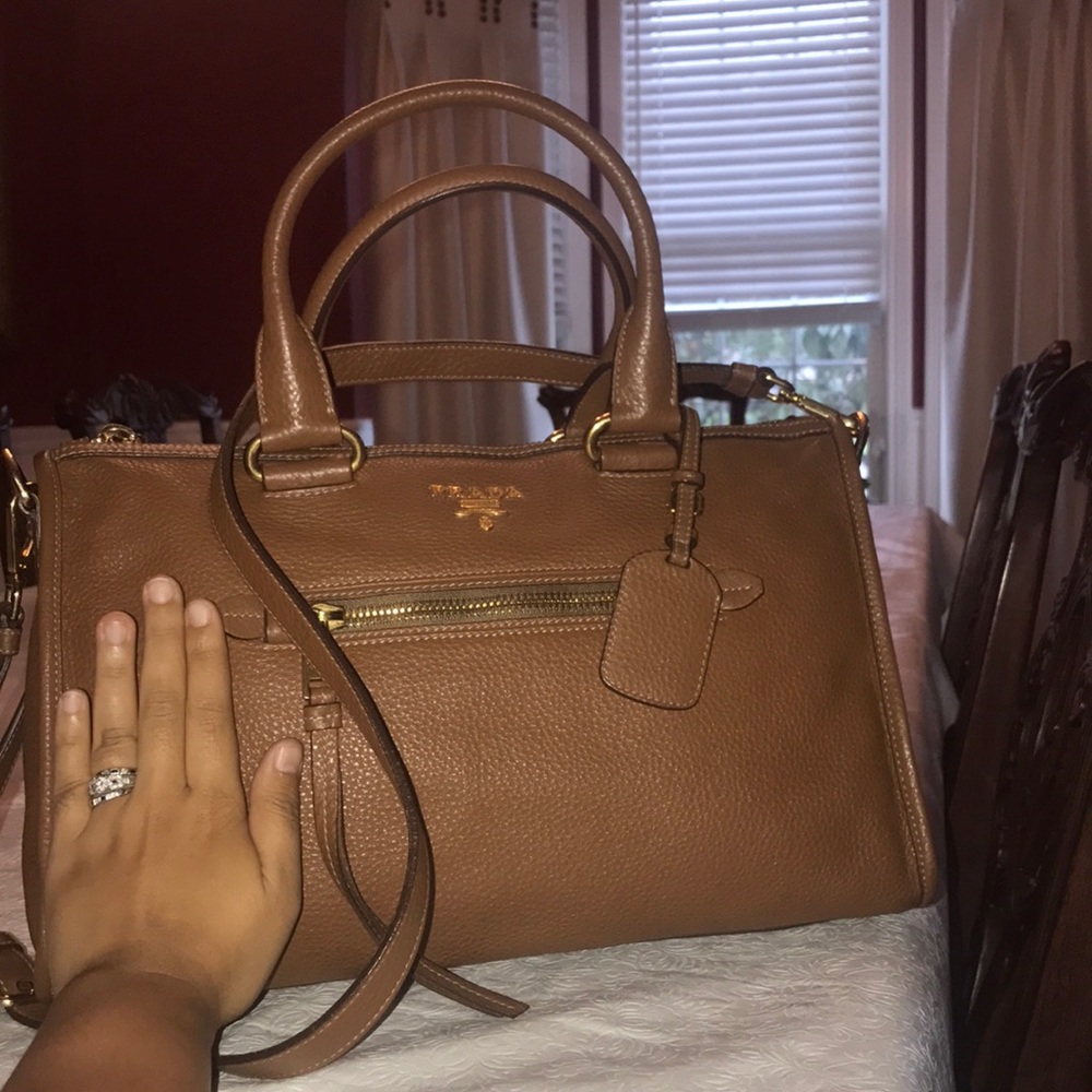 Prada Brown Leather Handbag - Picture 8 of 8